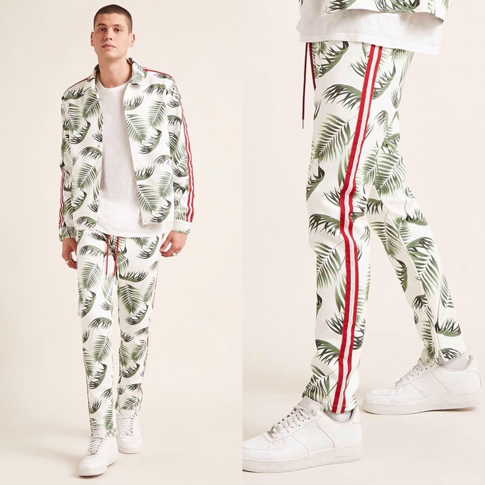 Palm Print Joggers